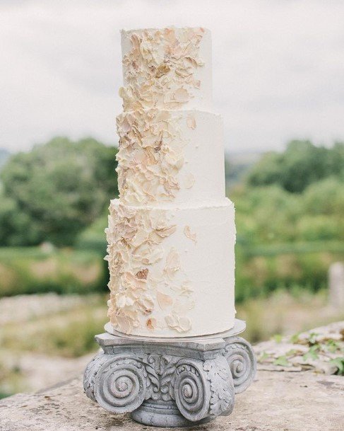 Nutty Buttercream Wedding Cake