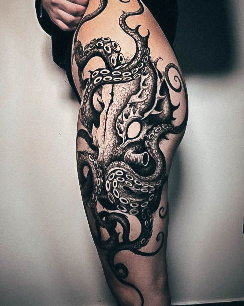 Ocean Awesome Octopus Tattoos For Women