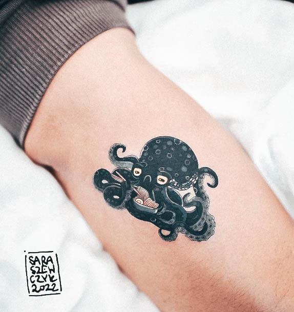 Octopus Female Sea Creature Tattoo Designs