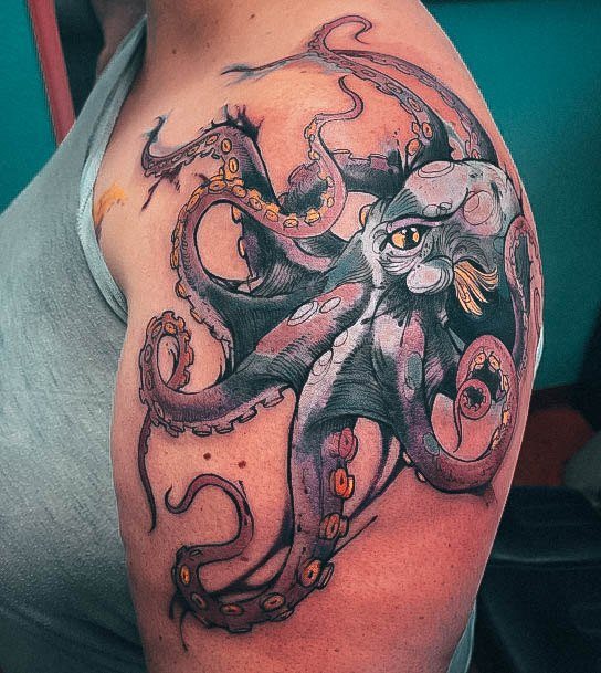 Octopus Tattoo Designs For Girls