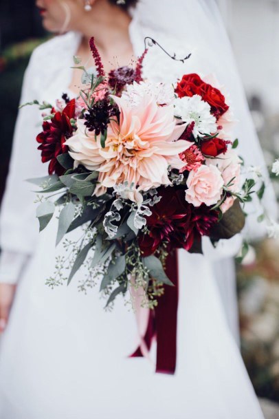 Oh Very Pretty Christmas Wedding Flowers