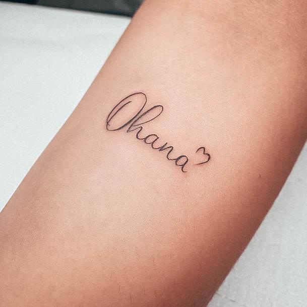 Ohana Womens Tattoo Designs