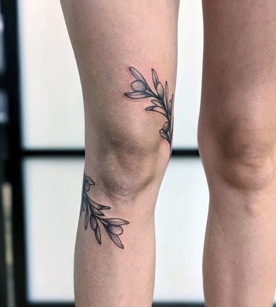 Olive Branch Female Tattoo Designs
