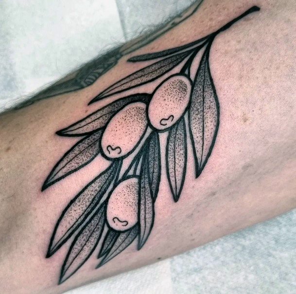 Olive Branch Womens Tattoo Designs
