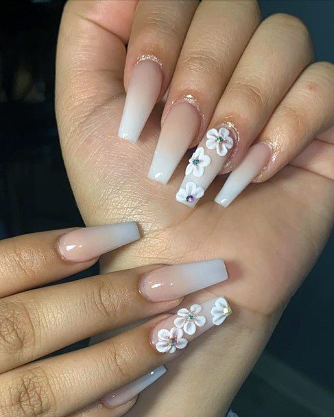 Top 60 Best 3d Flower Nail Ideas For Women Realistic Budding Designs