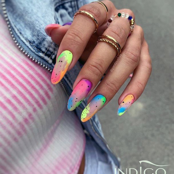 Ombre Summer Female Nail Designs