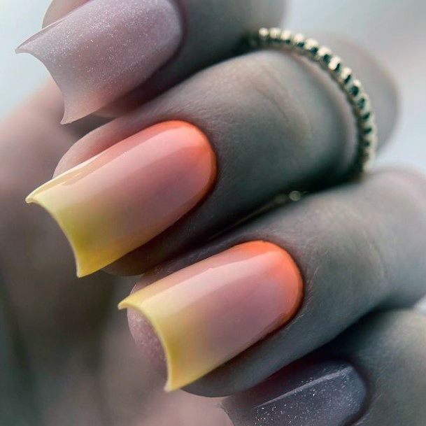 Ombre Summer Nails Feminine Ideas