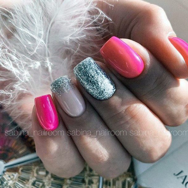 Ombre Summer Womens Nail Designs