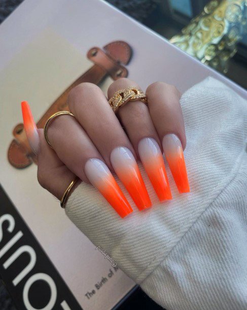 Ombre Summer Womens Nail Ideas