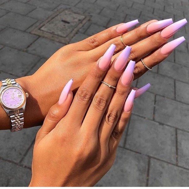 Ombre Womens Feminine Ombre Nails