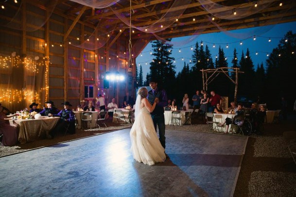 Open Barn Dance Floor Inspiration Country Wedding Ideas