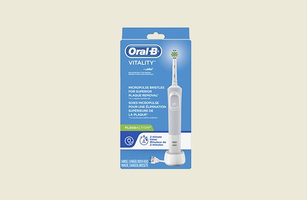 Oral B Vitality Flossaction Rechargeable Battery With Automatic Timer Electric Toothbrush For Women
