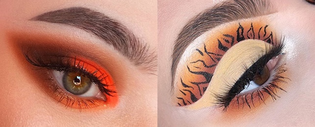 Top 50 Best Orange And Brown Eyeshadow Ideas For Women – Fierce Eyes