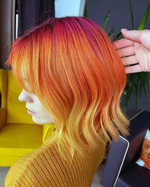 Orange Girls Hairstyles Ideas