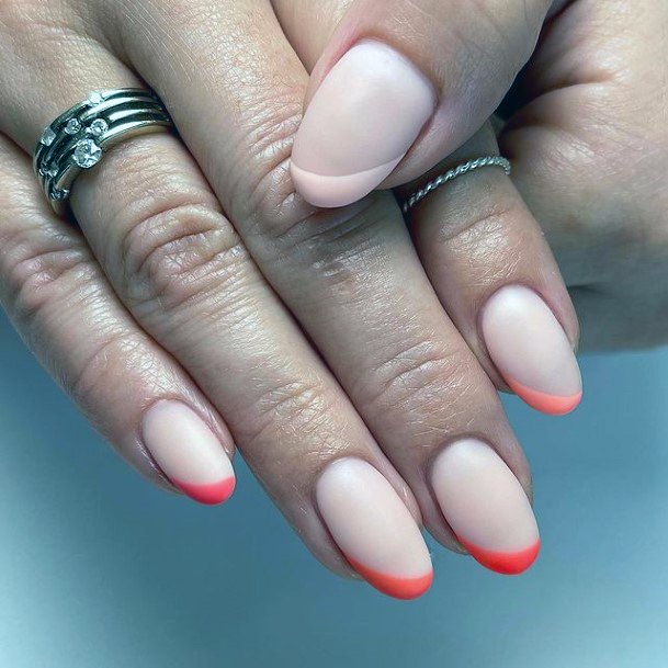 Orange Girls Nail Ideas