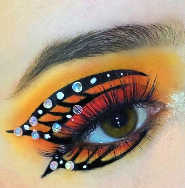 Orange Monarch Cool Eyeshadow Ideas Women