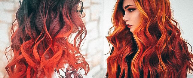 Top 100 Best Orange Ombre Hairstyles For Women – Bright Hair Ideas