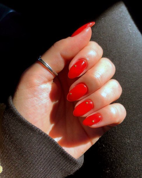 Orange Sunset Red Nail Ideas For Women