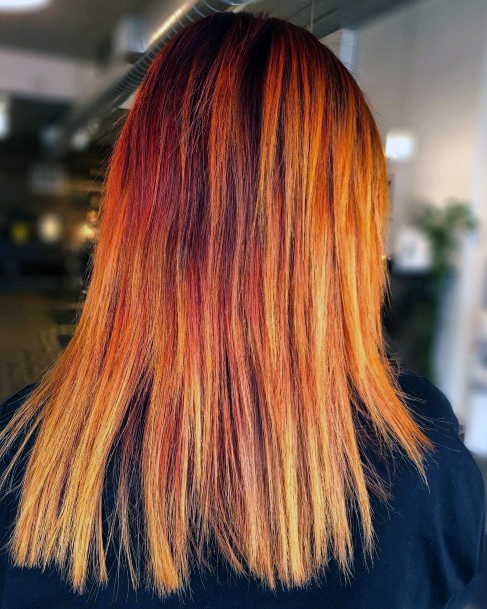 Orange Womens Hairstyles