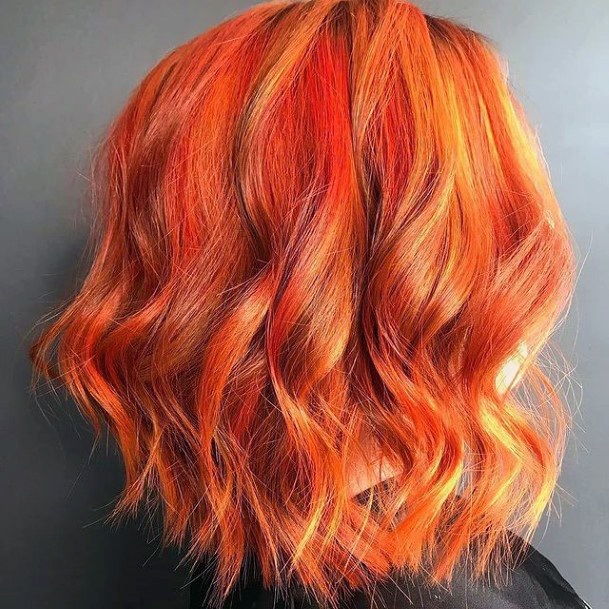 Orangeic Womens Orange Hairstyles Ideas