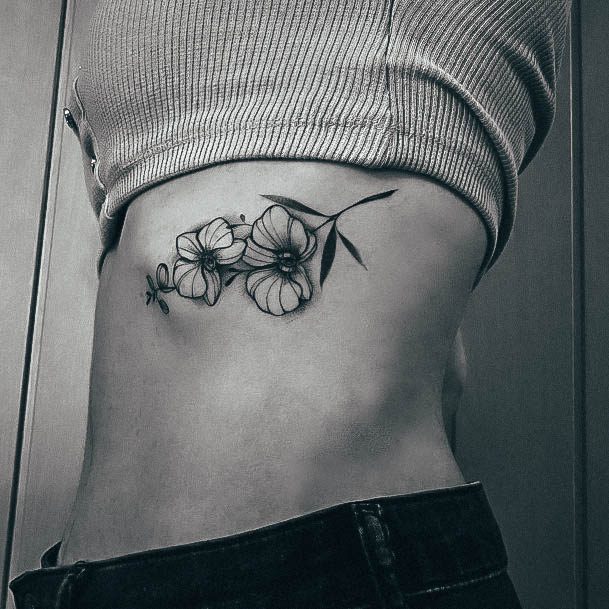 Orchid Womens Tattoo Ideas