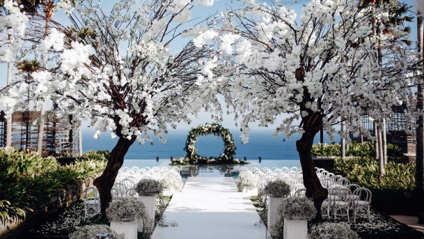 Oriental Trees Wedding Ceremony Decorations