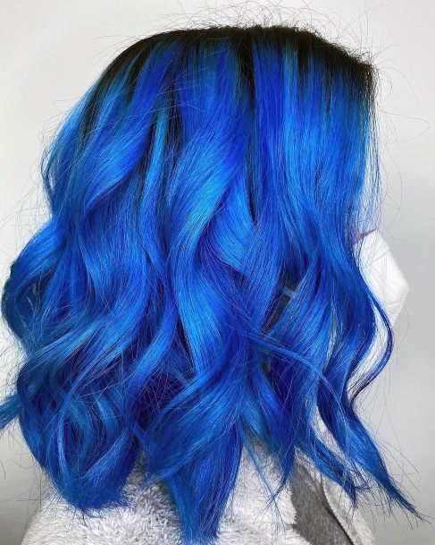 Ornate Hairstyless For Females Blue