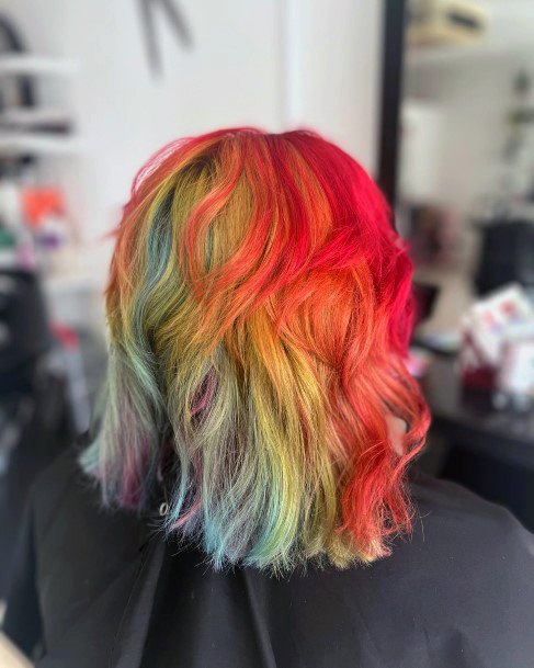 Ornate Hairstyless For Females Rainbow