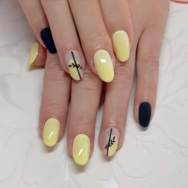 Ornate Nails For Females Banana