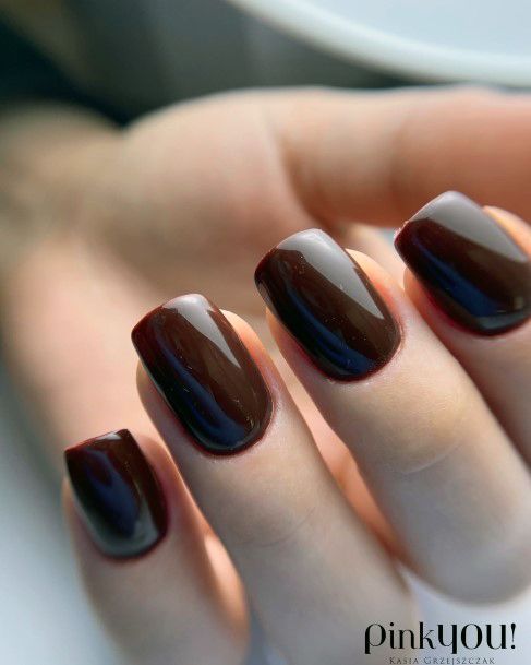 Ornate Nails For Females Brown Dress