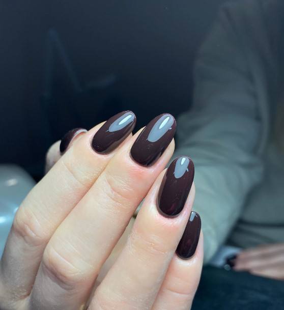 Ornate Nails For Females Chocolate