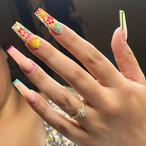 Ornate Nails For Females Cinco De Mayo