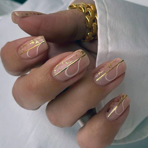 Ornate Nails For Females Embossed