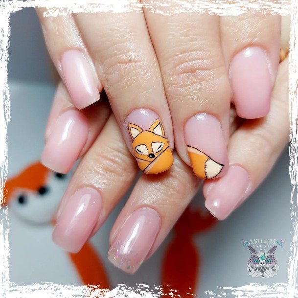 Ornate Nails For Females Fox