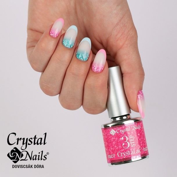 Ornate Nails For Females Glitter Ombre