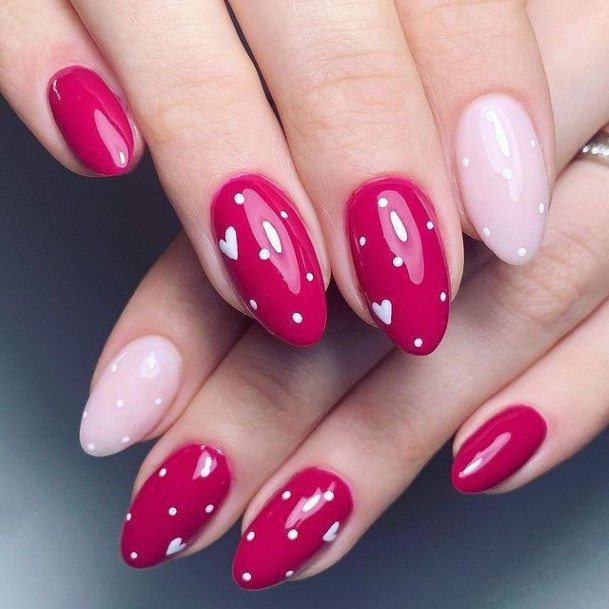 Ornate Nails For Females Heart