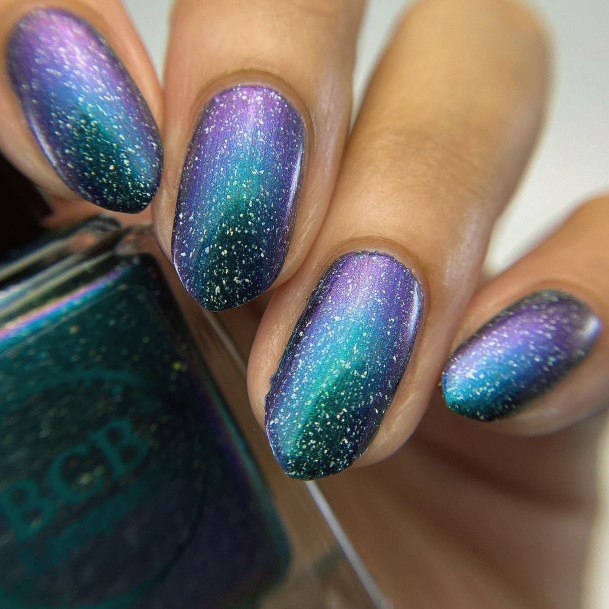 Ornate Nails For Females Holographic