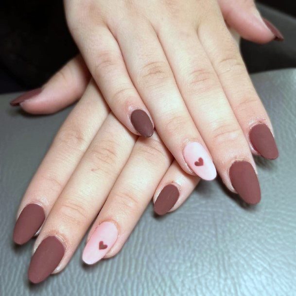 Ornate Nails For Females Maroon