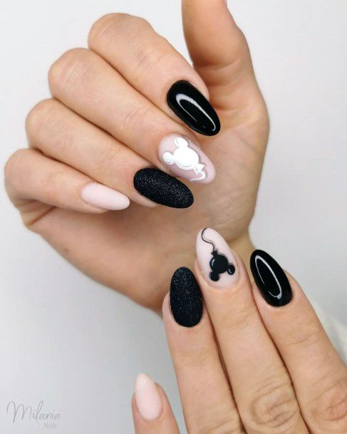 Ornate Nails For Females Mickey Mouse