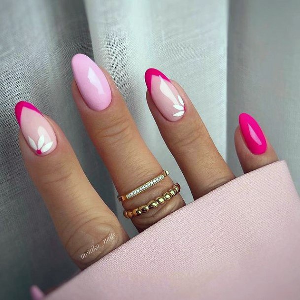 Ornate Nails For Females Pink Dress