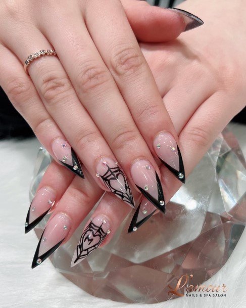 Ornate Nails For Females Spider