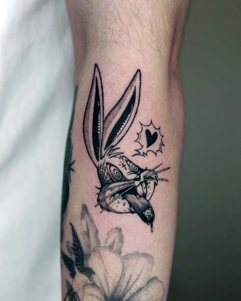 Ornate Tattoos For Females Bugs Bunny