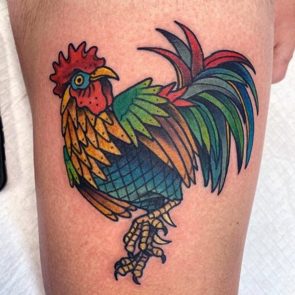 Ornate Tattoos For Females Chicken