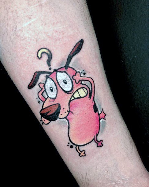 Ornate Tattoos For Females Courage The Cowardly Dog