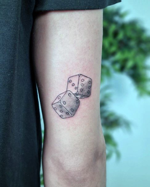 Ornate Tattoos For Females Dice