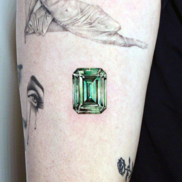 Ornate Tattoos For Females Emerald