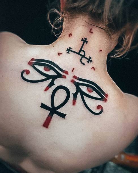 Ornate Tattoos For Females Eye Of Horus