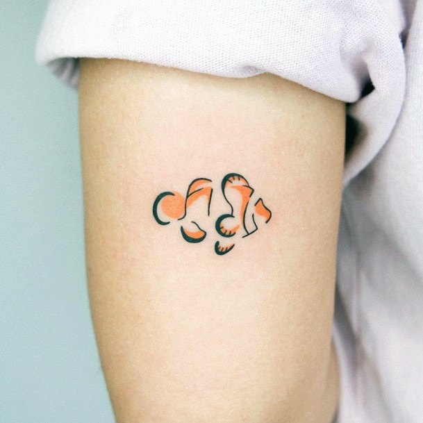 Ornate Tattoos For Females Finding Nemo