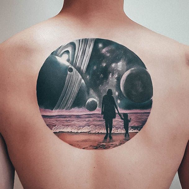 Ornate Tattoos For Females Galaxy