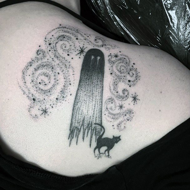 Ornate Tattoos For Females Ghost